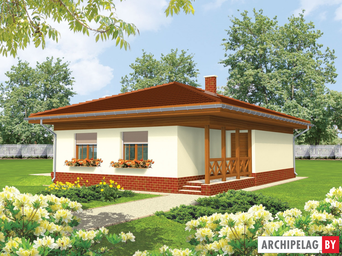 บ้านชนบทชั้นเดียว สวยเรียบง่ายพอเพียง